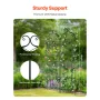 Garden Trellis for Climbing Plants, 71 x 20 in, 2 Packs Rustproof Metal Garden Flower Trellis, Outdoor Climbing Rose Trellis Cuc