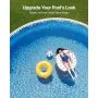 Pool Liner, 33ft Round Pool Liner, Uinbead Style, Durable Vinyl Pool Liner, Standard Gauge, 52in Wall Height, Pool Liner Replace