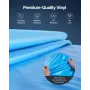 Oval Pool Liner, 24 x 12.3 ft, Swimming Pool Liner, Standard Gauge, Durable Vinyl Pool Liner, Overlap Style, Pool Liner Replacem