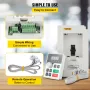 Variable Frequency Drive, AC 220V Input 3KW Variable Frequency CNC Drive Inverter Converter, VFD 4HP 1 or 3 Phase Input, 3 Phase
