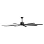 213 cm Ceiling Fan No Light, 6-Speed Remote Control, Aluminum 8-Blade, Reversible DC Motor, Modern Low Profile Flush Mount Exter