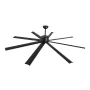 213 cm Ceiling Fan No Light, 6-Speed Remote Control, Aluminum 8-Blade, Reversible DC Motor, Modern Low Profile Flush Mount Exter