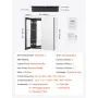 Medicine Cabinet, 26 x 30 inch, Medicine Cabinet for Bathroom with Mirror, Aluminum Frame Bathroom Wall Cabinet, 2-layer Adjusta