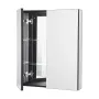 Medicine Cabinet, 26 x 30 inch, Medicine Cabinet for Bathroom with Mirror, Aluminum Frame Bathroom Wall Cabinet, 2-layer Adjusta