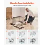Hamster Cage, 360° Viewing Transparent Hamster Habitats, Small Animal Cage, 22.8 x 15 x 21.3 in, Ventilated Pet Mouse Cages with