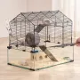 Wire Hamster Cage Habitat 22.8in gnaver Gerbil Small Animal