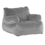 Bean Bag Stol Beanbag Sofa Stol med armlæn til voksne Plush Gray