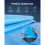 Rund poolliner 5,6 m overlappende poolliner 132 cm væghøjde