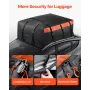 Car Rooftop Cargo Carrier Bag, 23 Cubic Feet Roof Cargo Carrier, Heavy Duty 840D PVC 100% Waterproof Car Roof Luggage Bag for Al