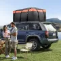 Car Rooftop Cargo Carrier Bag, 23 Cubic Feet Roof Cargo Carrier, Heavy Duty 840D PVC 100% Waterproof Car Roof Luggage Bag for Al