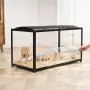 Hamster Cage Habitat 37.8in klar gnaver gerbil mus Small Animal