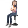 Wobble Chair Height-Adjustable (15.7-21.7") Active Chair Age 12-18 Black