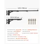 Ring Light Wall Mount Boom Arm, 39.37 in/100 cm, Triangle Boom Arm Support 180° Rotation, Heavy Duty Wall Stand Tirpod Support, 