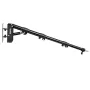 Wall Mount Triangle Boom Arm Light Stand 39.37in/100 cm Ring