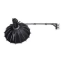 Wall Mount Triangle Boom Arm Light Stand 39.37in/100 cm Ring