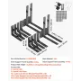 Gate hjørnebøjlebeslag 2 sæt Anti Sag Gate Frame Hardware Kit