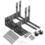 Gate hjørnebøjlebeslag 2 sæt Anti Sag Gate Frame Hardware Kit