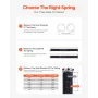 Garageport Torsion Springs par på 0,234 x 2 x 28 tommer med