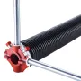 Garage Door Torsion Springs, Pair of 0.234 x 2 x 28 in, 16000 Cycles, Electrophoresis Black Coated for Replacement, Garage Door 