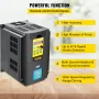Variable Frequency Drive, AC 220V Input 4KW Variable Frequency CNC Drive Inverter Converter, VFD 5.5HP 1 or 3 Phase Input, 3 Pha