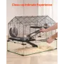 Wire Hamster Cage Habitat 29.5in gnaver Gerbil Small Animal