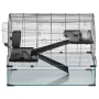 Hamster Cage, 360° Viewing Transparent Hamster Habitats, Small Animal Cage, 29.5 x 17.3 x 24 in, Ventilated Pet Mouse Cages with