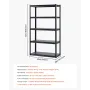 Opbevaringshylder 18 "D X 40" W X 72 "H 5-lags