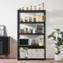 Opbevaringshylder 18 "D X 40" W X 72 "H 5-lags