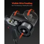 200Amp Spool Gun with 20FT Cable, Compatible with Hobart lronMan 240 Mig Welders, Suitable for 0.030" and 0.035" Flux Core/Solid