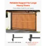 Gate Building Kit, Fits 36 to 60 in Wide Openings, Up from 6 to 7 ft High Fence, Adjustable Gate Building Kit, Anti Sag Full Gat