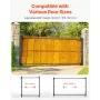 Gate Building Kit, Fits 36 to 60 in Wide Openings, Up from 6 to 7 ft High Fence, Adjustable Gate Building Kit, Anti Sag Full Gat