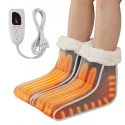 Split Electric Foot Warmer 6-Level Heating Slippers Feet Warmer with Timer