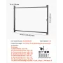 Gate Building Kit passer til 36 til 60 i bred åbninger 6 til 7