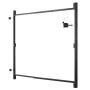 Gate Building Kit, Fits 36 to 60 in Wide Openings, Up from 6 to 7 ft High Fence, Adjustable Gate Building Kit, Anti Sag Full Gat