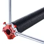 Garage Door Torsion Springs, Pair of 0.25 x 2 x 31 in, 16000 Cycles, Electrophoresis Black Coated for Replacement, Garage Door S