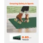 Dryland Tiles for Hockey Floor Mat, 12 x 12 in 8 Pcs Interlocking Versatile Training Surface, Dance Floor Tiles, Hockey Training