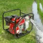 Gasoline Engine Water Pump, 51 mm(2-inch), 5 kW(7HP) 537 L/min(142 GPM), 45m(148ft) Lift, 6.7m(22ft) Suction, 4-Stroke Gas Power