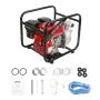 Gasoline Engine Water Pump, 51 mm(2-inch), 5 kW(7HP) 537 L/min(142 GPM), 45m(148ft) Lift, 6.7m(22ft) Suction, 4-Stroke Gas Power