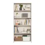 5 Tiers Wide Bookshelf, 68 in Wooden Open Bookcase with Display Storage Organizer Shelf, Freestanding Tall Display Floor Bookcas