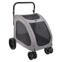 Pet Stroller, 4 Wheels Dog Stroller with Brakes, 160lbs Weight Capacity, Portable Puppy Stroller Carrier with Breathable Mesh Wi