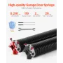 Garage Door Torsion Springs, Pair of 0.218 x 2 x 26 in, 16000 Cycles, Electrophoresis Black Coated for Replacement, Garage Door 