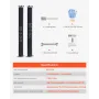 Garage Door Torsion Springs, Pair of 0.207 x 2 x 24 in, 16000 Cycles, Electrophoresis Black Coated for Replacement, Garage Door 