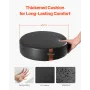 Rolling Stool with Wheels, 450 LBS Weight Capacity Round Rolling Stool Chair, Height Adjustable Thickened PU Leather Swivel Stoo