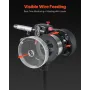 100amp spole pistol med 10ft kabel til 0,023 "0,030" 0,035