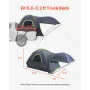 Pickup Truck Tent, Fits 5.0-5.2 ft Truck Tents for Camping, Waterproof PU2000 mm 2-3 Person Sleeping Truck Bed Tent, Sturdy Truc