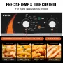 Commercial Deep Fryer, 1750W Electric Countertop Fryer with Basket, 9Qt /8.5 L Single Oil Fryer, 1mm Thickened Stainless Steel, 