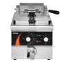 Commercial Deep Fryer, 1750W Electric Countertop Fryer with Basket, 9Qt /8.5 L Single Oil Fryer, 1mm Thickened Stainless Steel, 