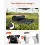 4Mil plastfolierulle 3 x 50 FT kraftig polyethylen sort