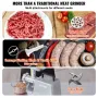 Electric Meat Grinder, 5 Lb/Min Capacity, 575W（800W MAX) Industrial Meat Mincer with Blade, Grinding Plate, Sausage Stuffing Bla