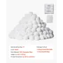 Pool Filter Balls for Sand Filter, 1.6 kg/3.5 lbs, Filter Balls Replace Pool Filter Sand, Reusable Polyester Fiber Filter Media 
